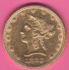 Ten Dollar US gold coin dated 1882 