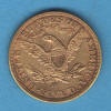 1907 Denver Mint Mark $5 Gold coin