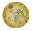 2007 Statue of Liberty Presidential $1 coin Reverse