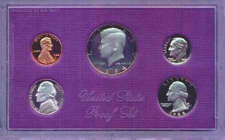 1986 US Mint Proof Set Kennedy Half Dollar Proof Birth Year Free Shipping 811190 