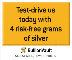 Free silver with Bullion Vault account