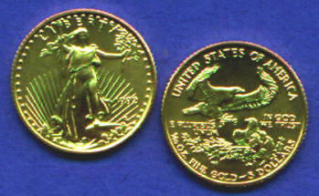 US Gold Eagle Coin photo image