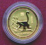 2004 Year of the MONKEY - Australia lunar gold coin series