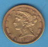 1907-D United States $5 Gold coin