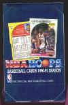 1990 HOOPS Series 1 Basketball wax box of 36 unopened packs