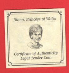 Princess Diana GOLD COINS from Niue in Mint Box