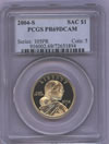 2004 S mint Sacagewea proof golden dollar coin