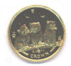 Cat gold coin dated 2006