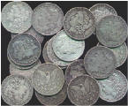 Morgan silver dollar coin lot
