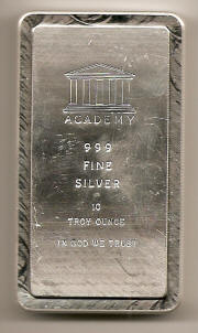 Academy Silver Stackable bars