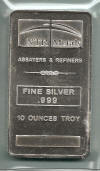 ten ounce silver bar NTR Metals